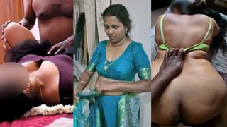 Desi Mallu Wife in Saree – Romance Fucking in Home